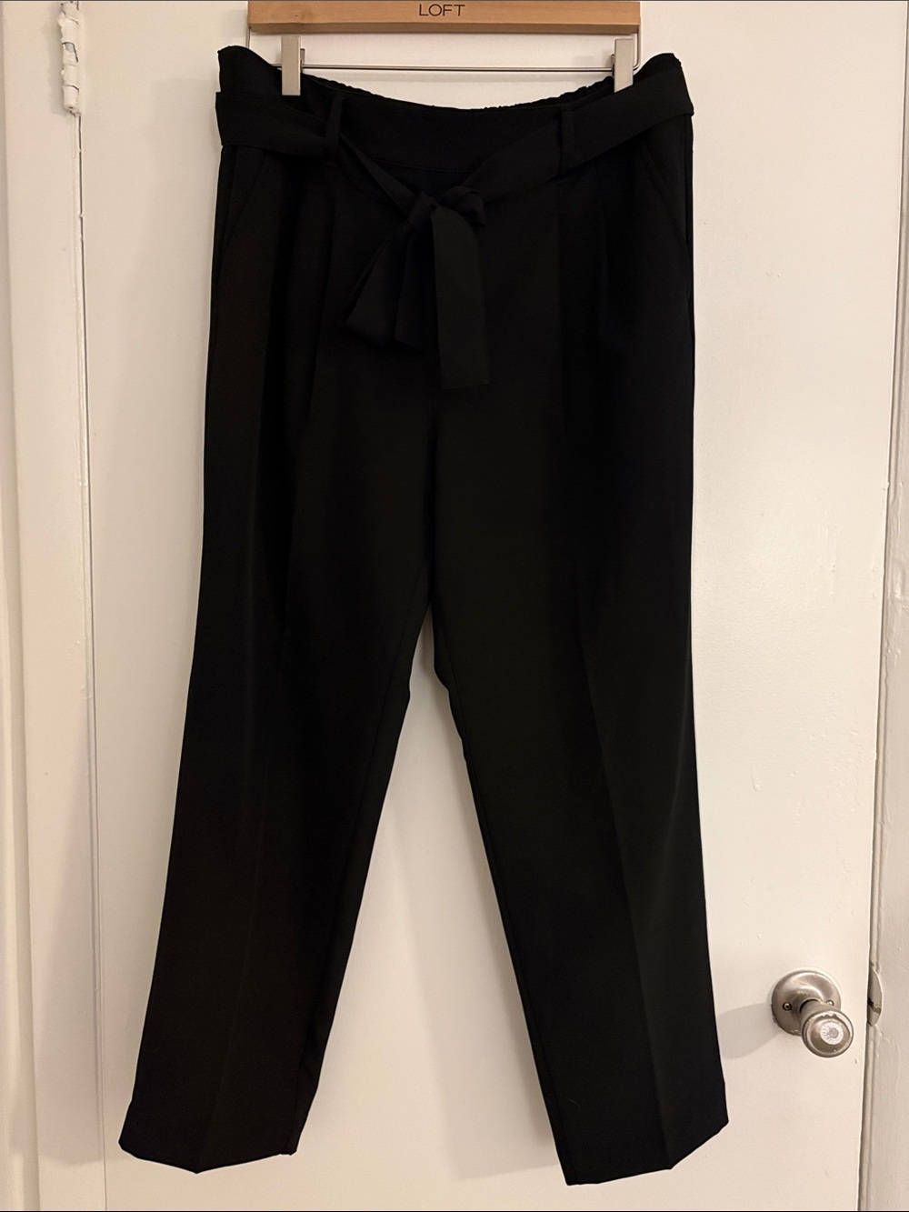 LOFT Tapered Leg Dress Pants